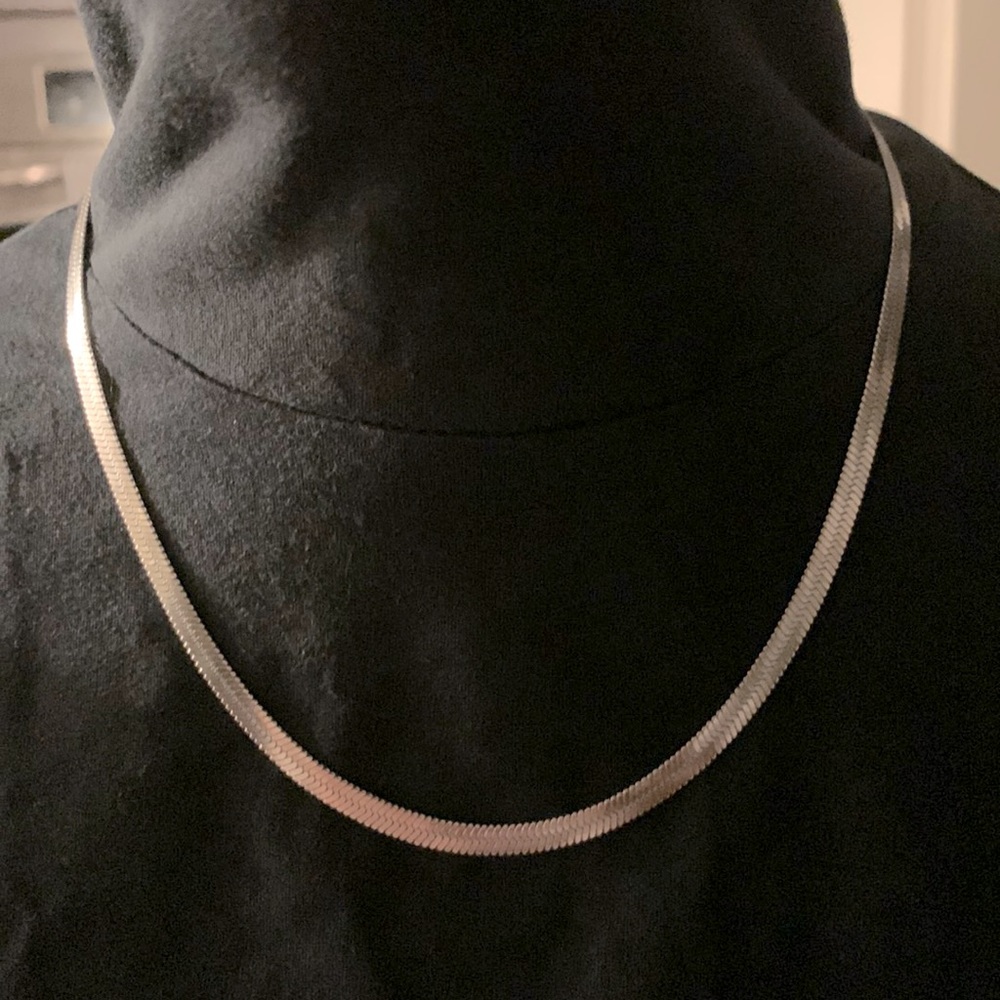 Silver Herringbone chain
